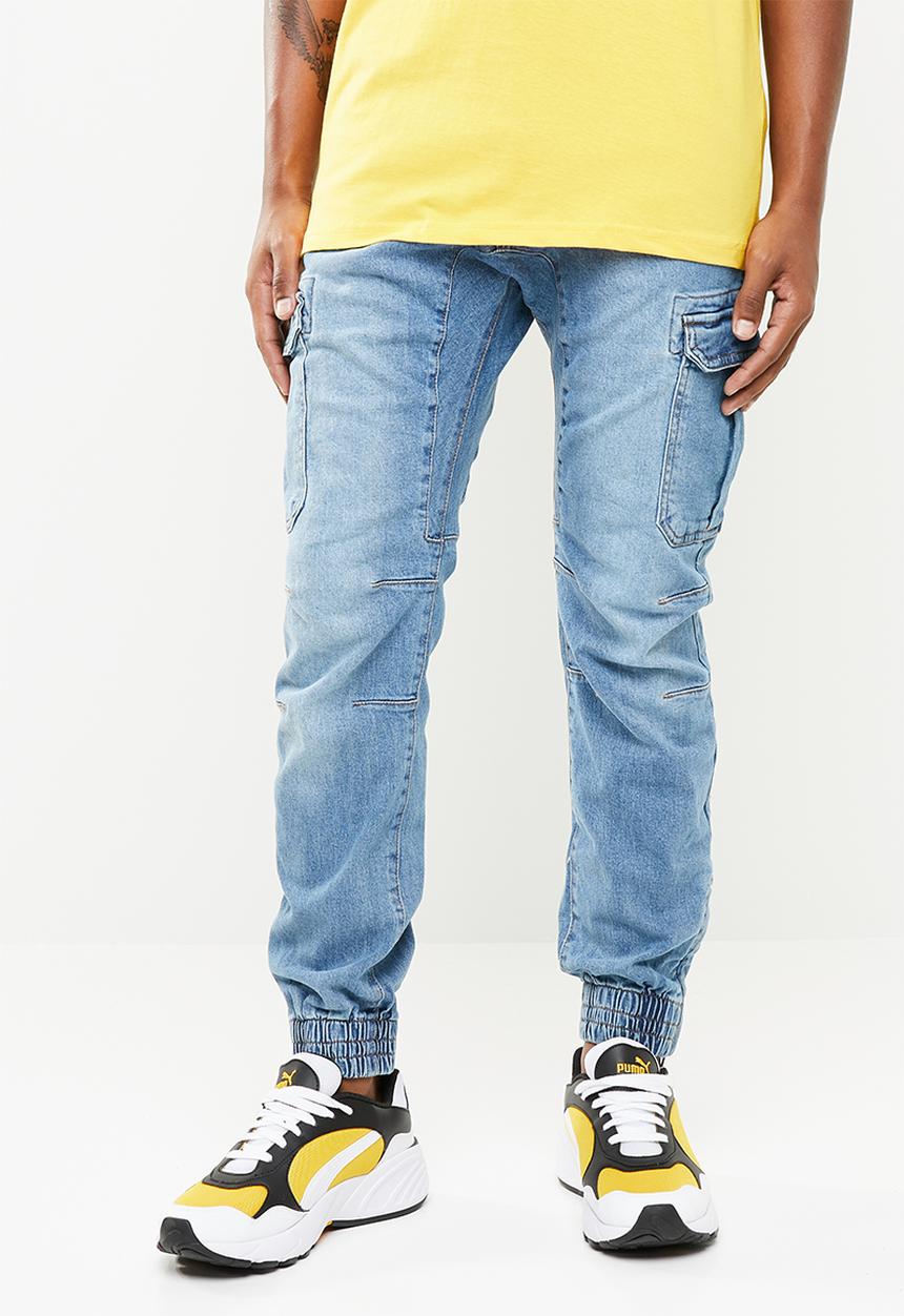 Cotton On - Urban cargo jogger - blue
