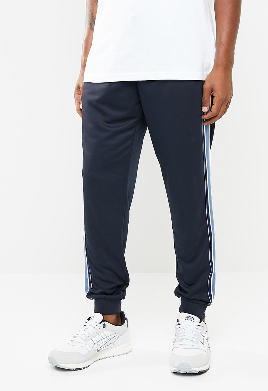 Cotton On - Slim tricot ribbed tape track jogger - navy