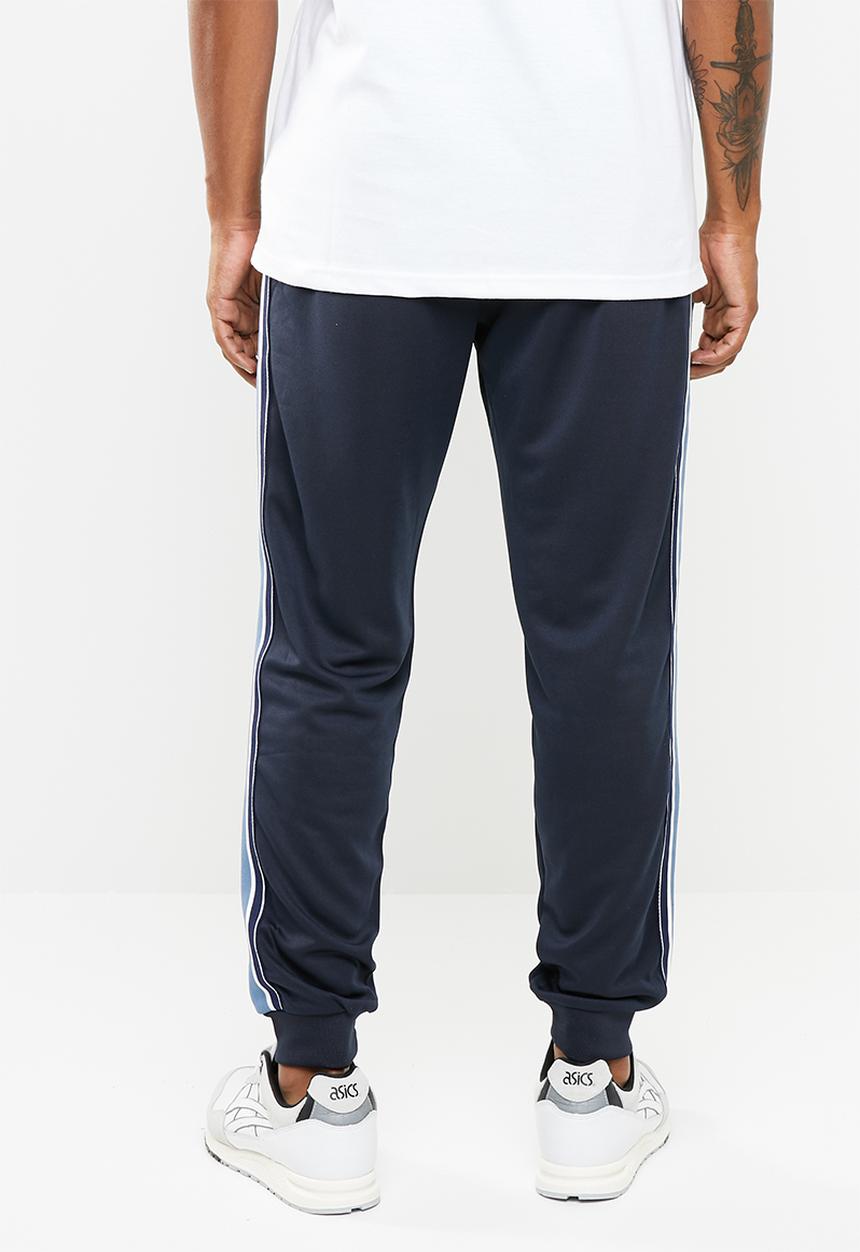 Cotton On - Slim tricot ribbed tape track jogger - navy