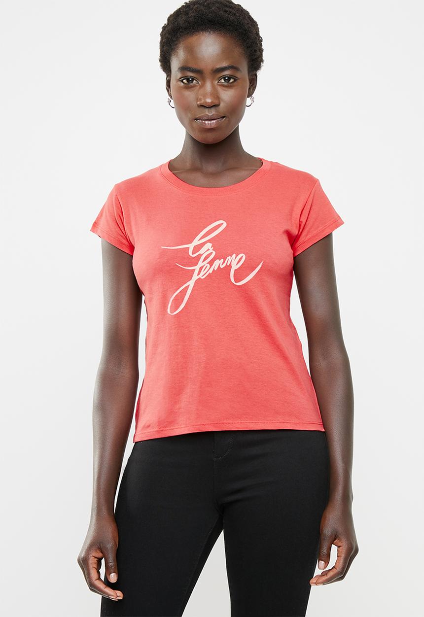Cotton On - Tbar friends graphic tee - red