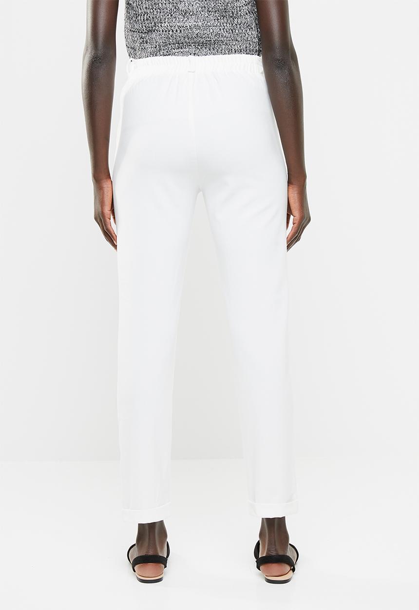 edit - Structured formal pants - Ivory