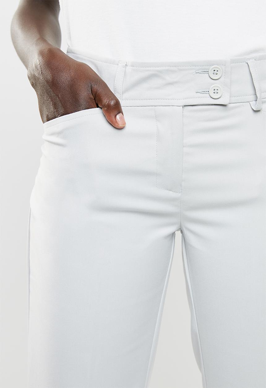 edit - Straight cut trousers - pale grey