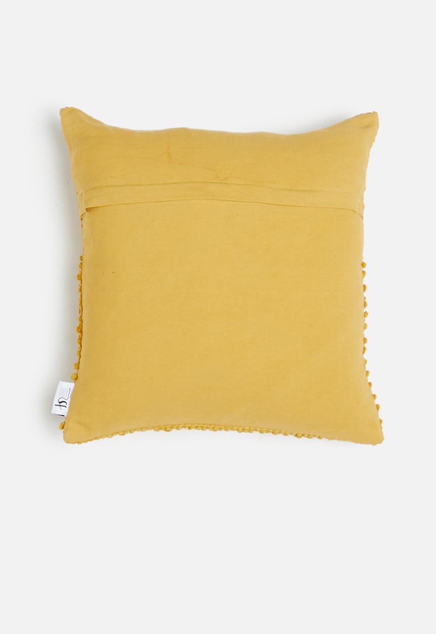 Sixth Floor - Jamina cushion cover - mustard