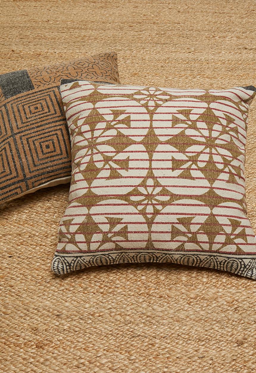 Sixth Floor - Alara cushion cover - mustard