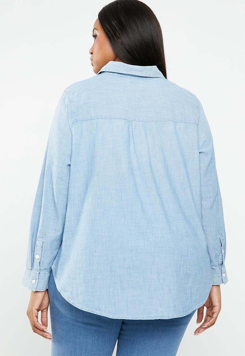 Levi’s® - Boyfriend denim shirt - blue