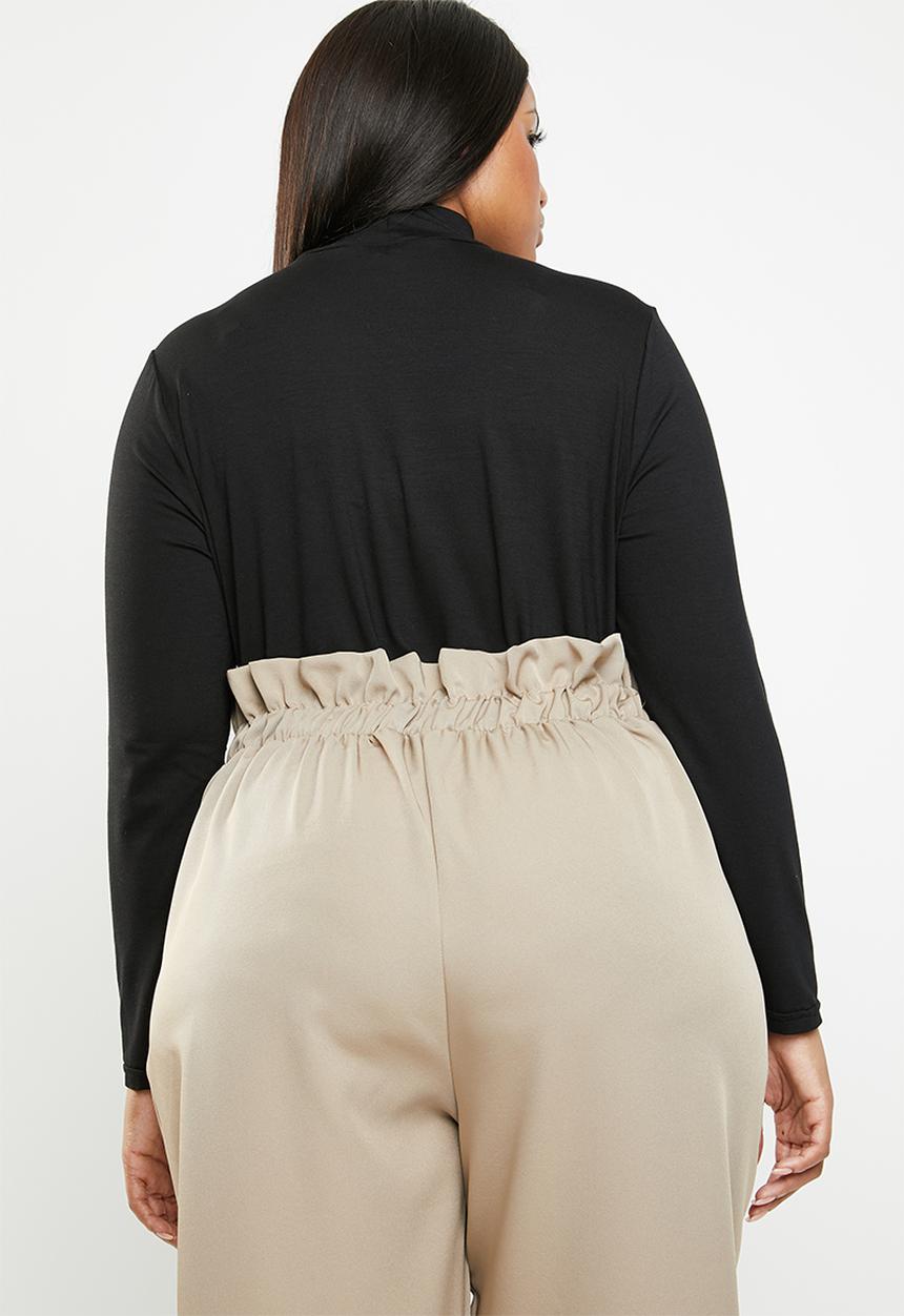 STYLE REPUBLIC PLUS - Turtle neck top - black