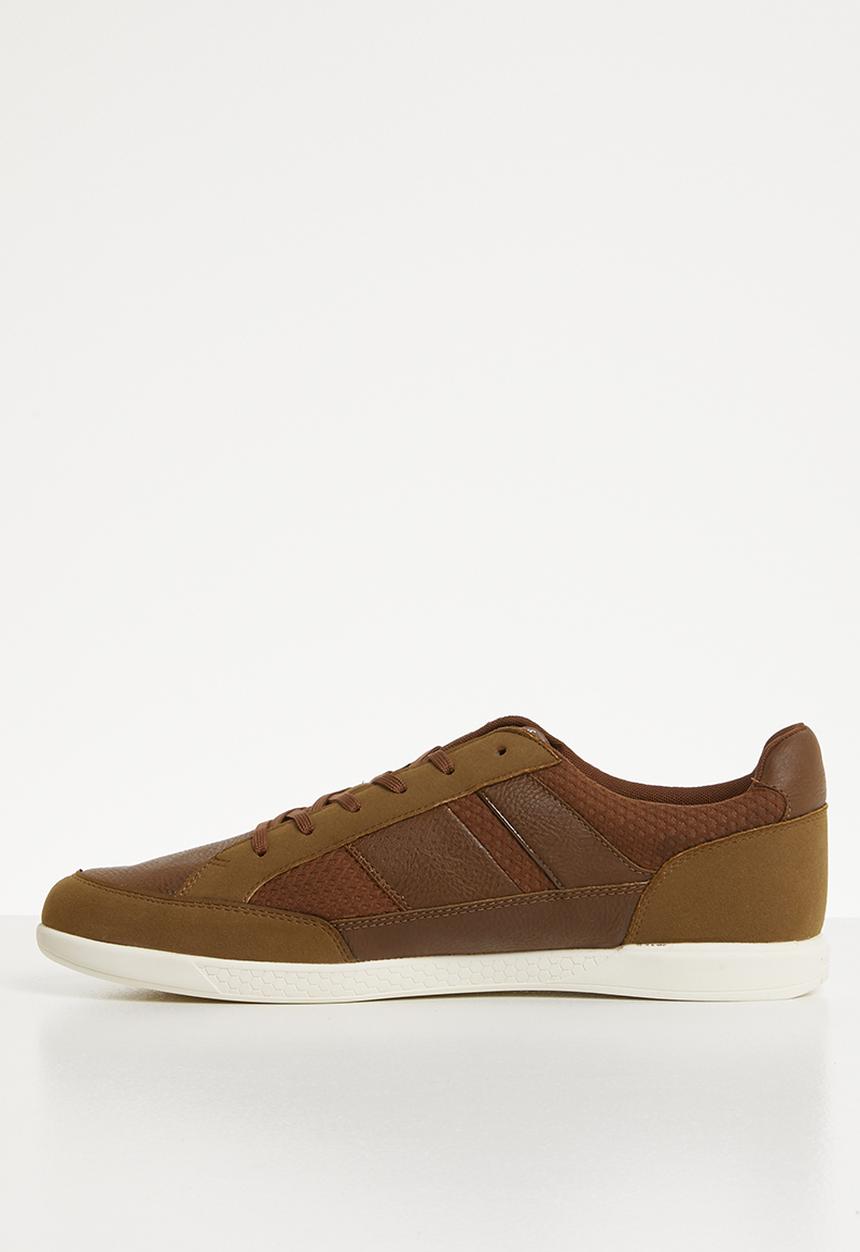 Jack & Jones - Byson mesh mix sneaker - cognac