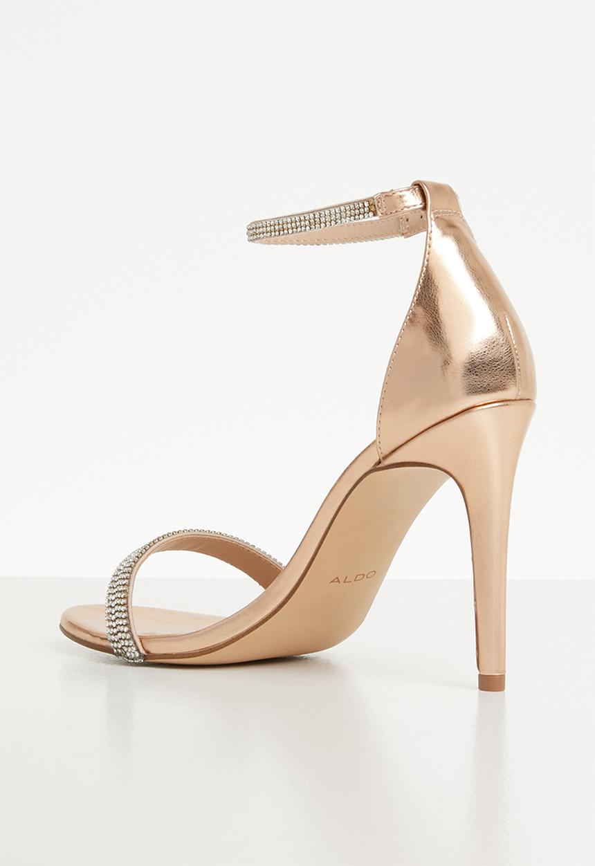 ALDO - Rhinestone heel - rose gold