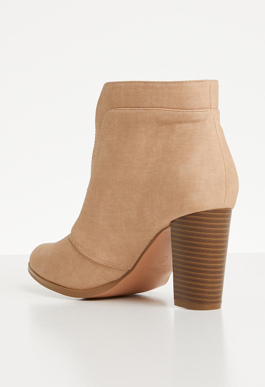 Miss Black - Front zip ankle boot - neutral