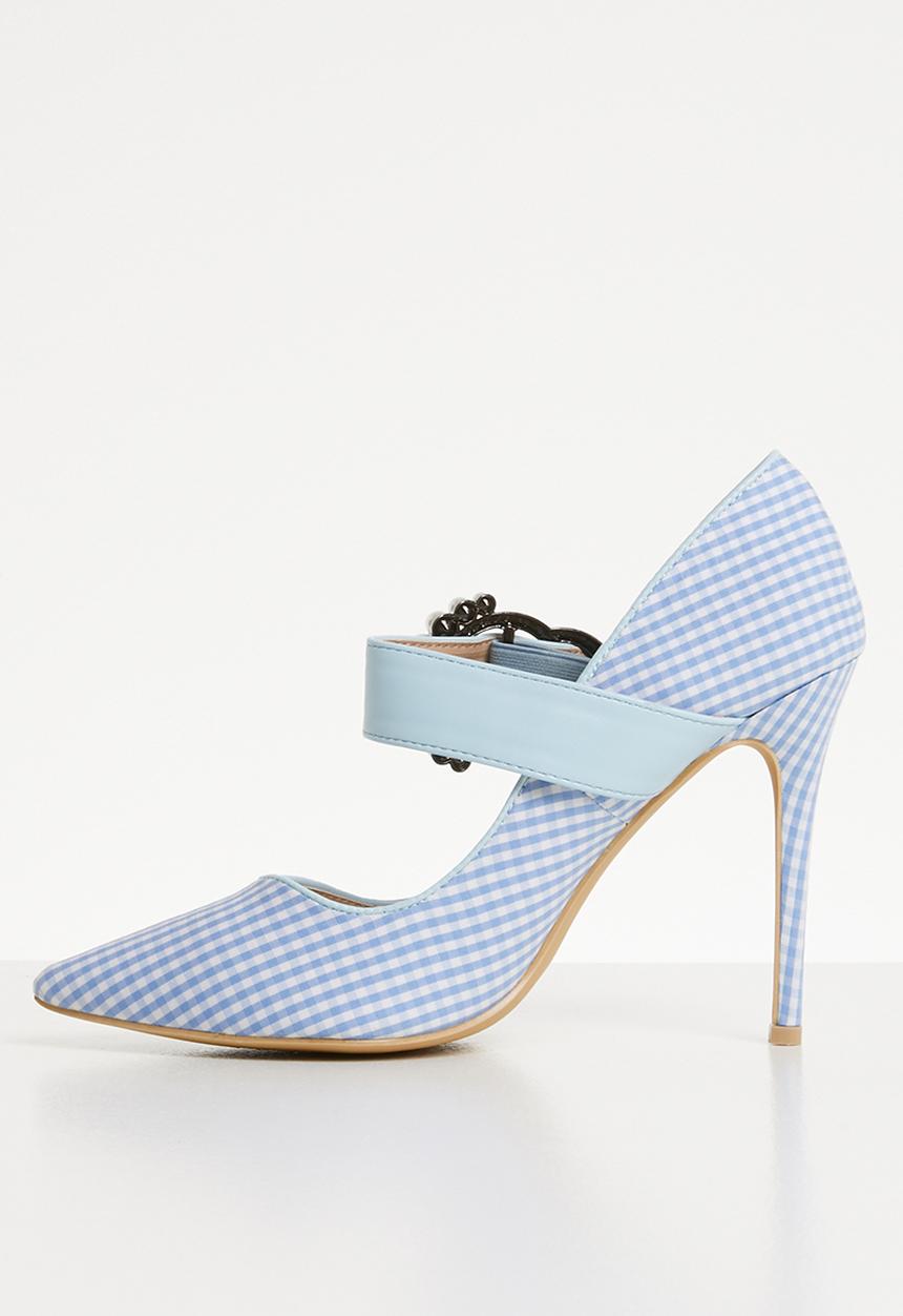Miss Black - Karabo heel - blue/white