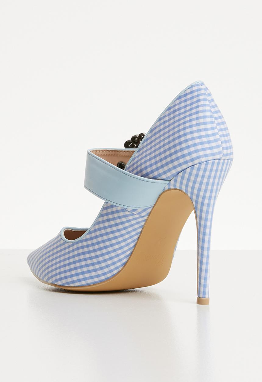 Miss Black - Karabo heel - blue/white