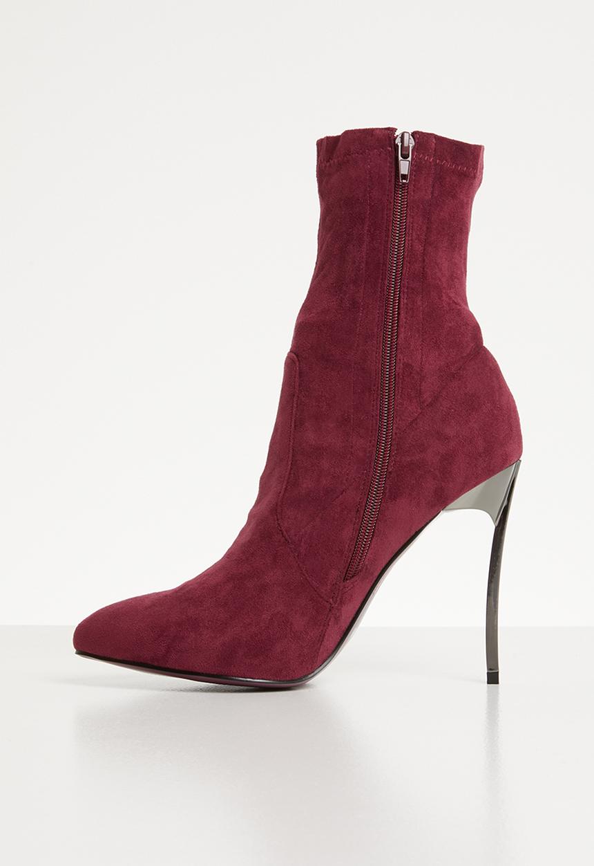 Plum - Honey boot - burgundy