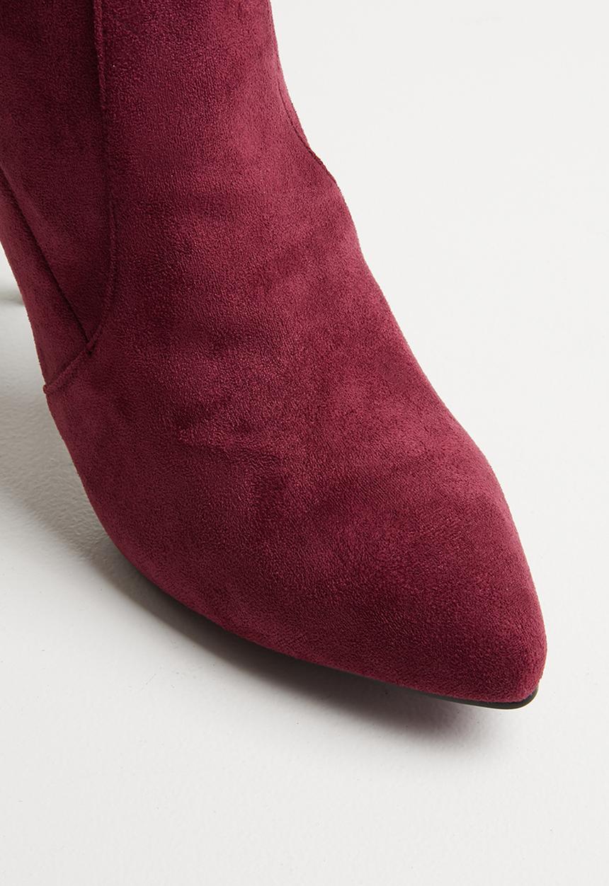 Plum - Honey boot - burgundy