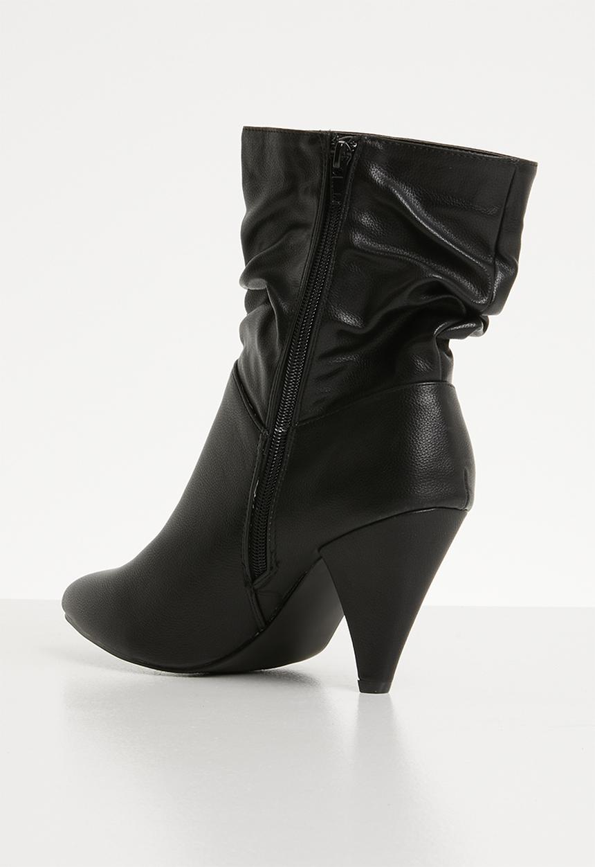 Jada - Kitten heel boot - black