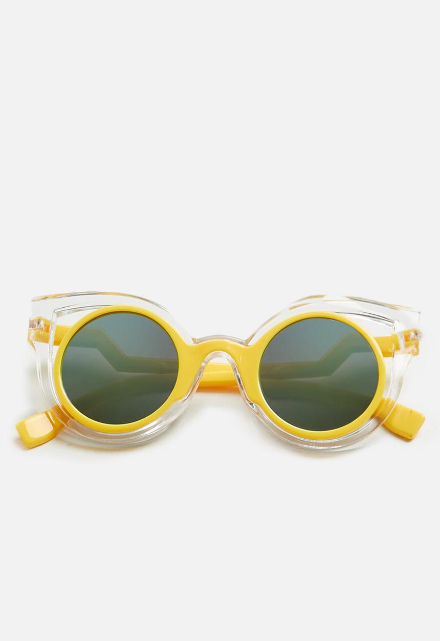 Pop Candy - Round sunglasses - yellow