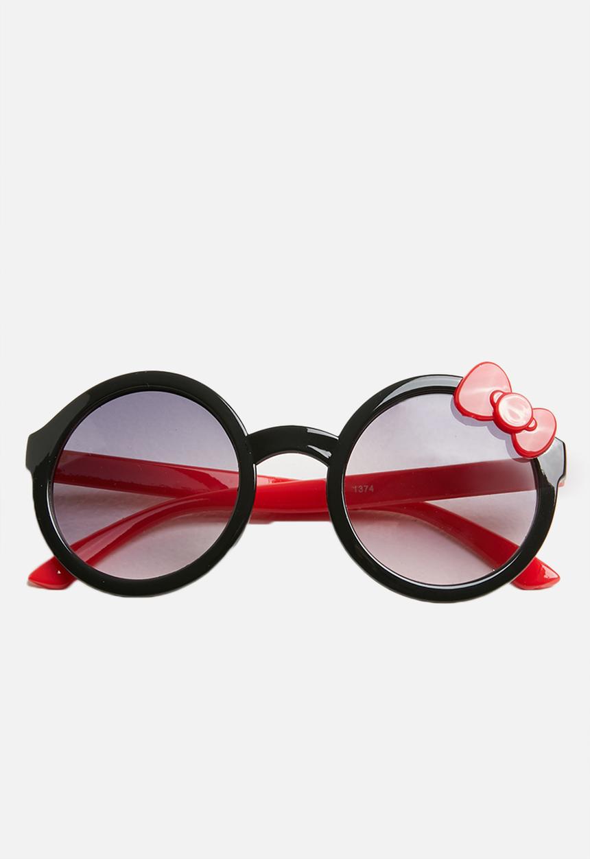 Pop Candy - Wayfarer sunglasses - black & red 