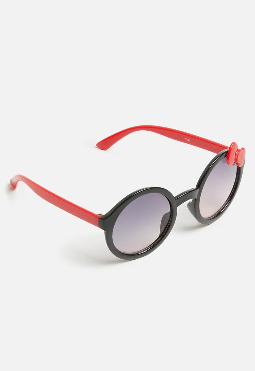 Pop Candy - Wayfarer sunglasses - black & red 