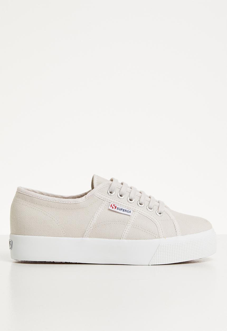 SUPERGA - 2730 Cotu canvas mid-wedge - G04 grey seashell
