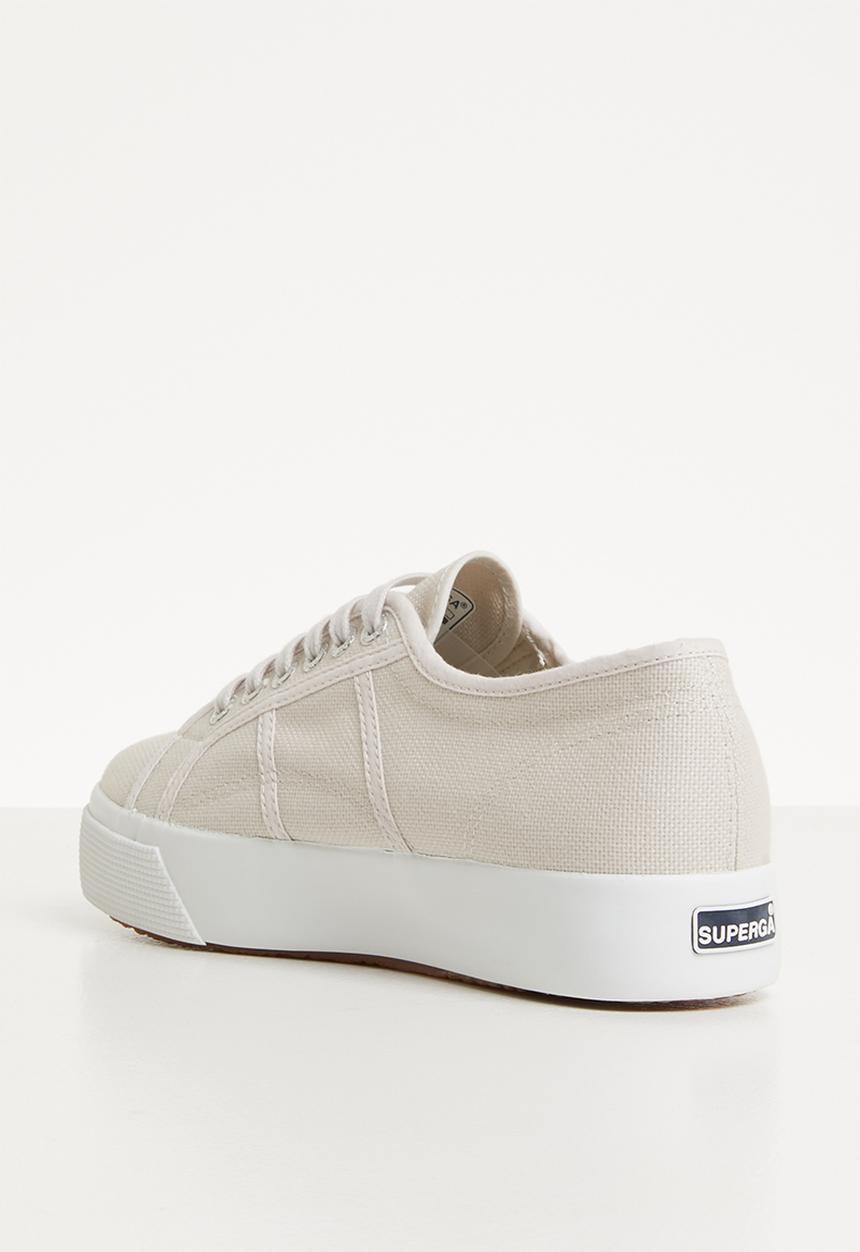 SUPERGA - 2730 Cotu canvas mid-wedge - G04 grey seashell