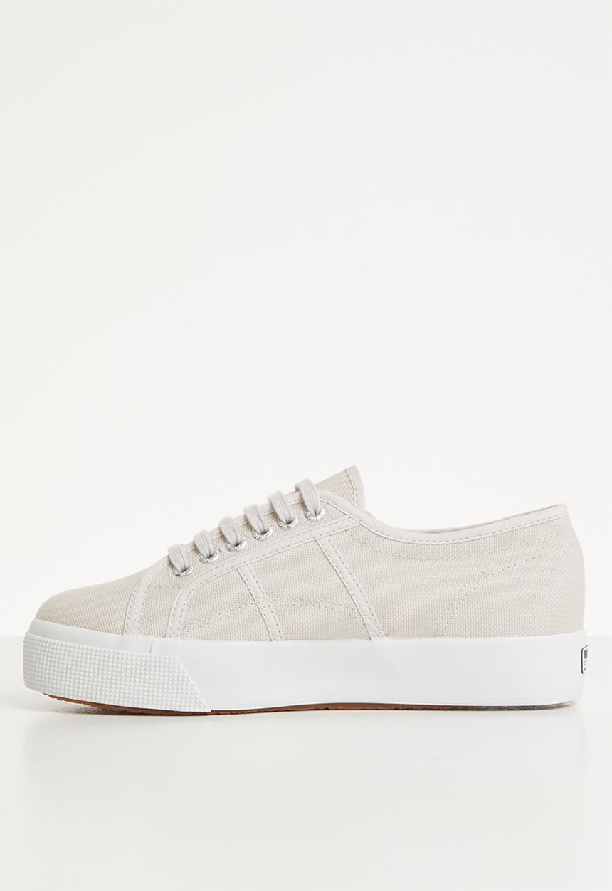 SUPERGA - 2730 Cotu canvas mid-wedge - G04 grey seashell
