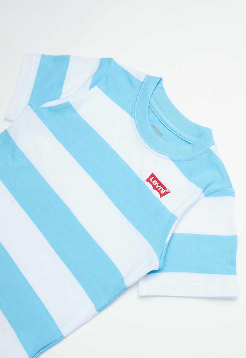 Levi’s® - Pre-boys stripe knit T-shirt - blue & white