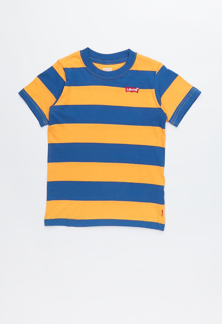Levi’s® - Pre-boys stripe knit T-shirt - blue & yellow