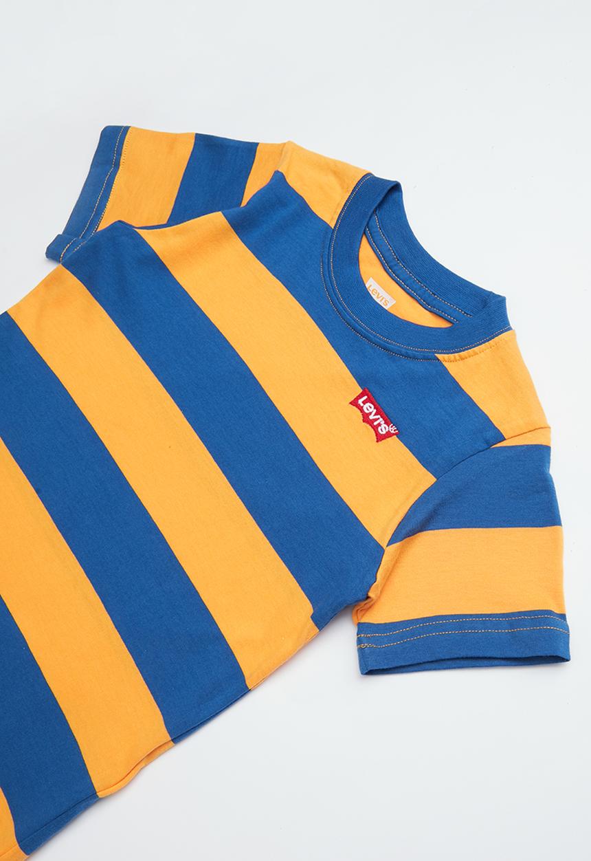 Levi’s® - Pre-boys stripe knit T-shirt - blue & yellow