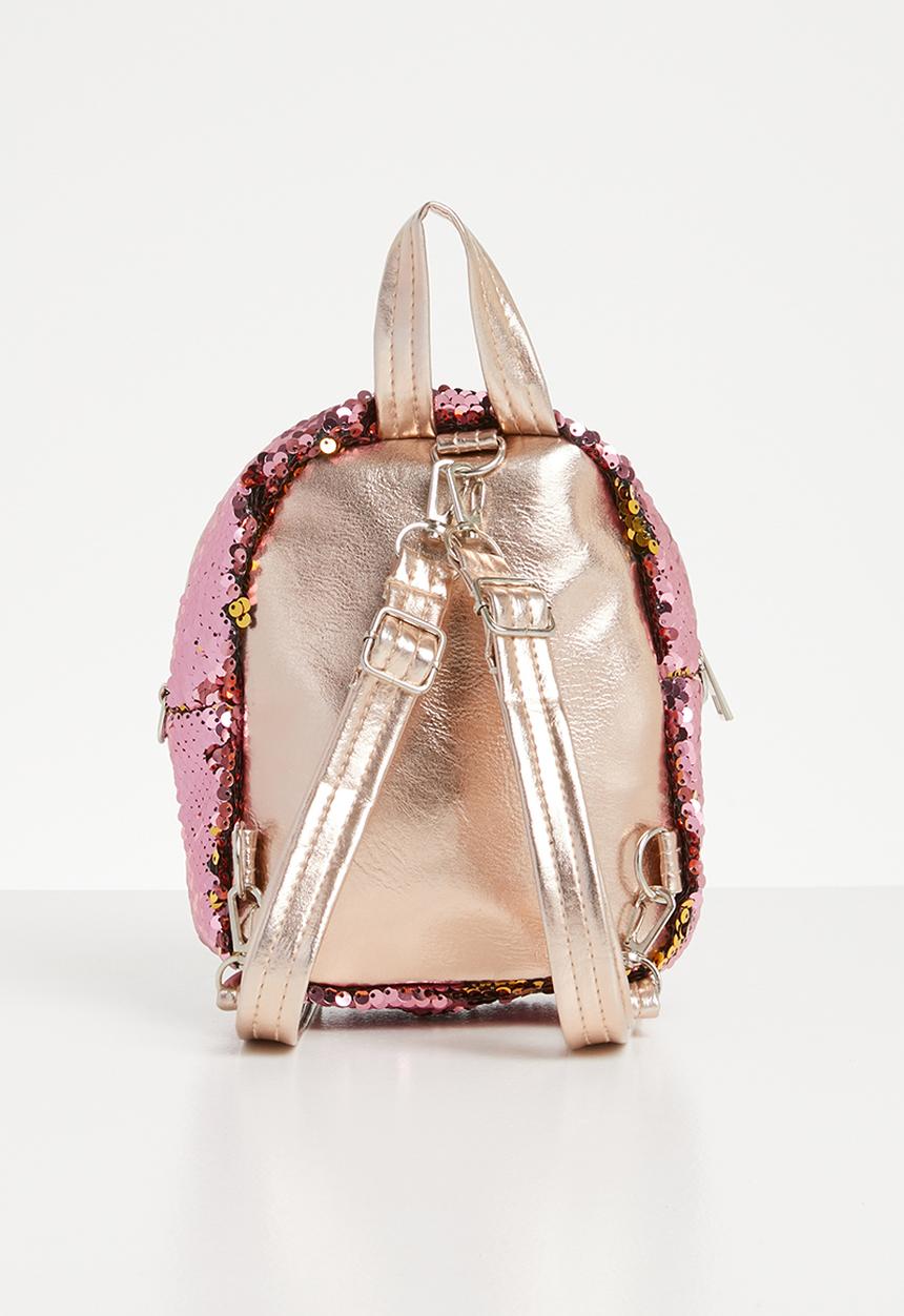 Pop Candy - Sequin backpack - dark pink