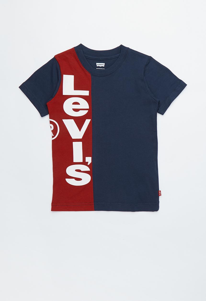 Levi’s® - Pre-boys vertical logo T-shirt - navy