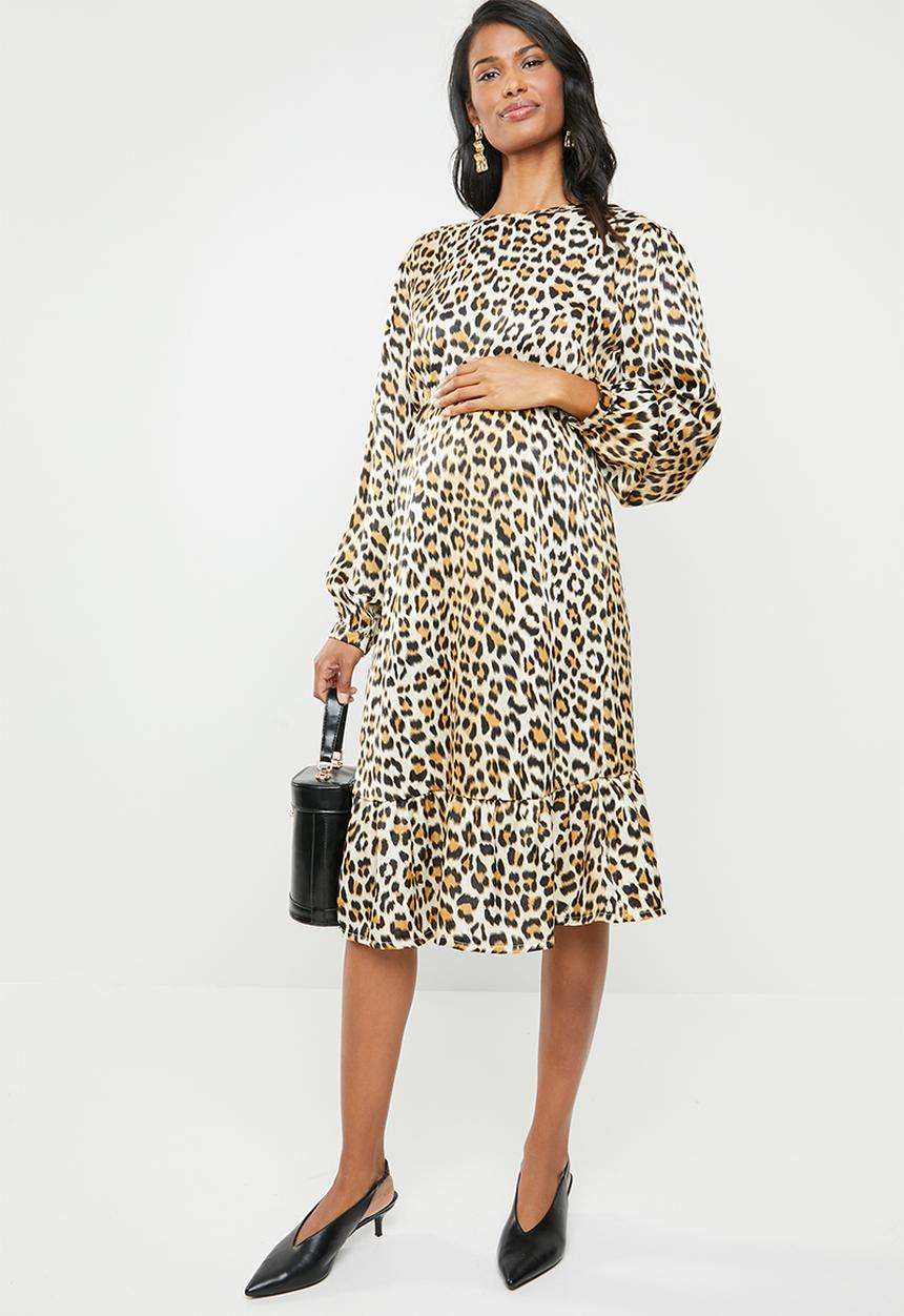 edit Maternity - Maternity tier smart dress - multi