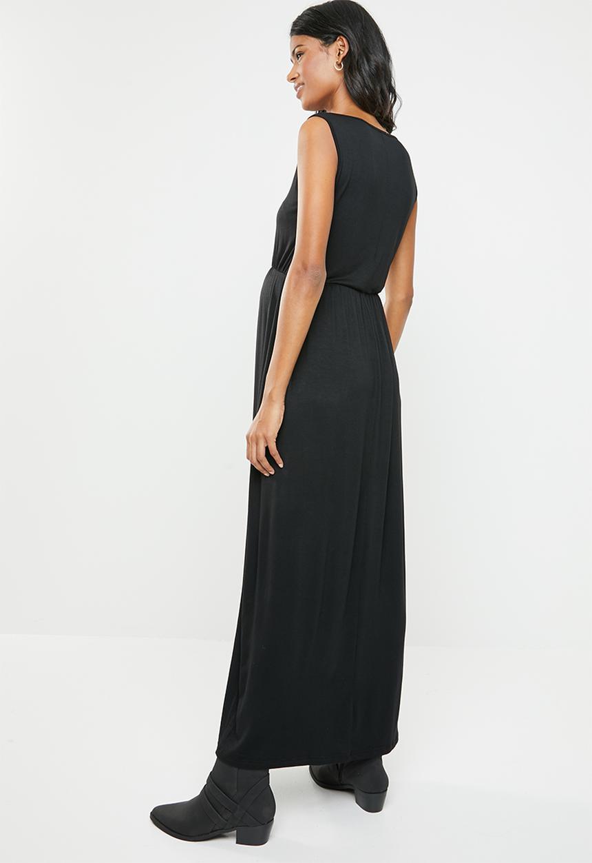 edit Maternity - Maternity maxi dress - black