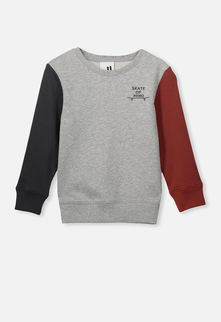 Cotton On - Martin crew jumper - grey