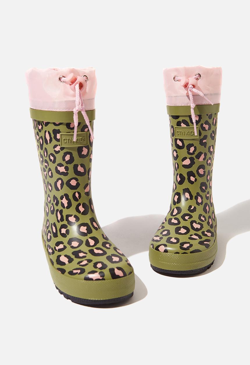 Cotton On - Classic golly animal print boots - multi
