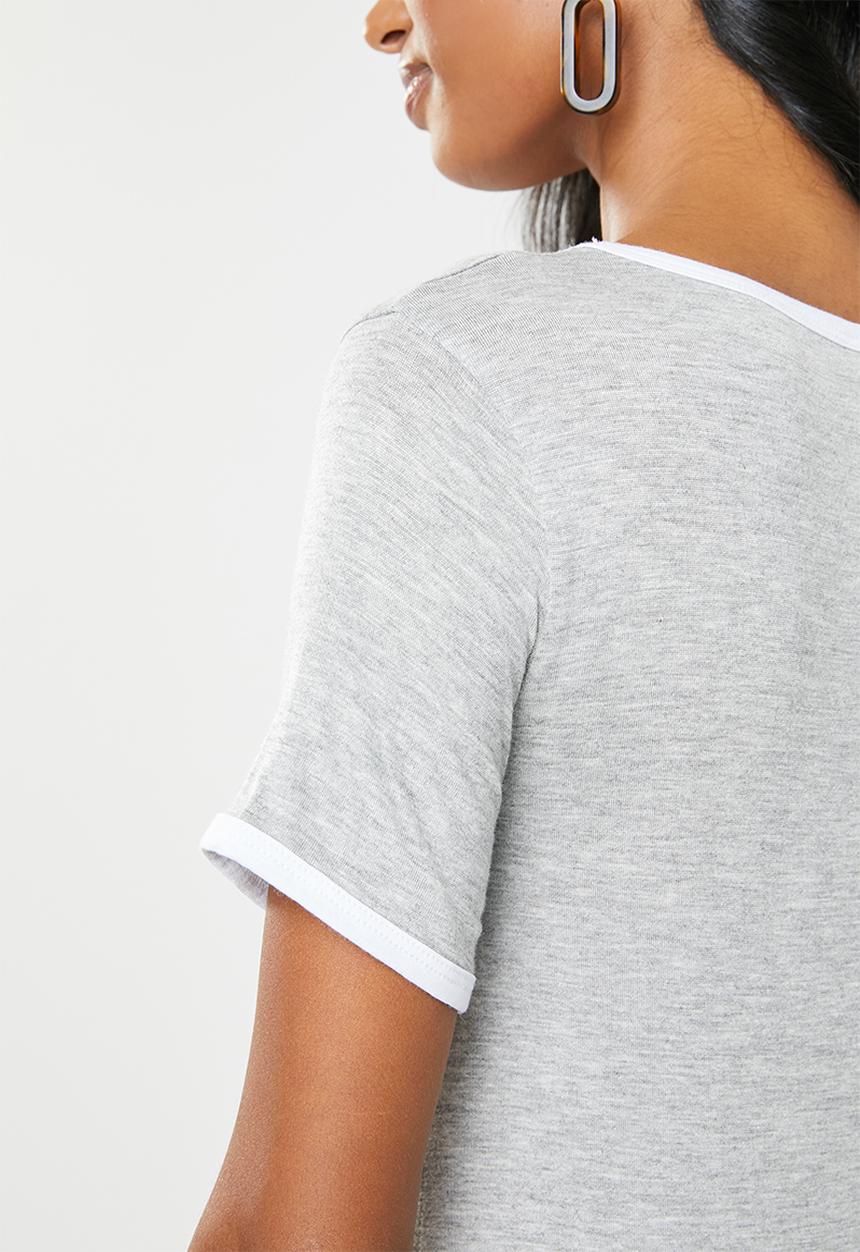 edit Maternity - Maternity pocket T-shirt - grey