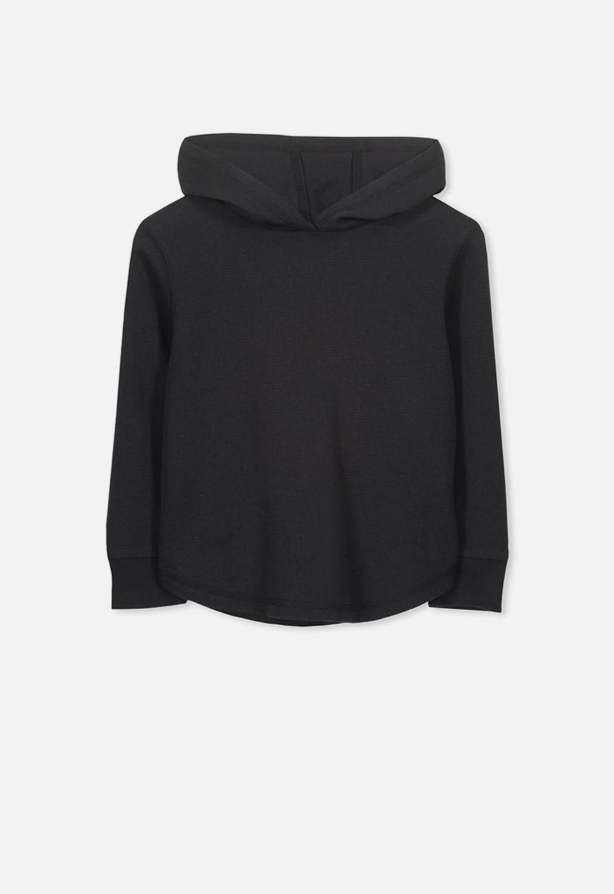 Cotton On - Hayden hooded top - black