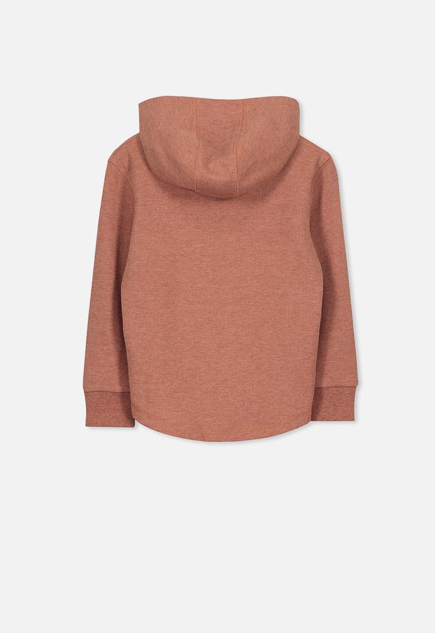 Cotton On - Hayden hooded top - brown