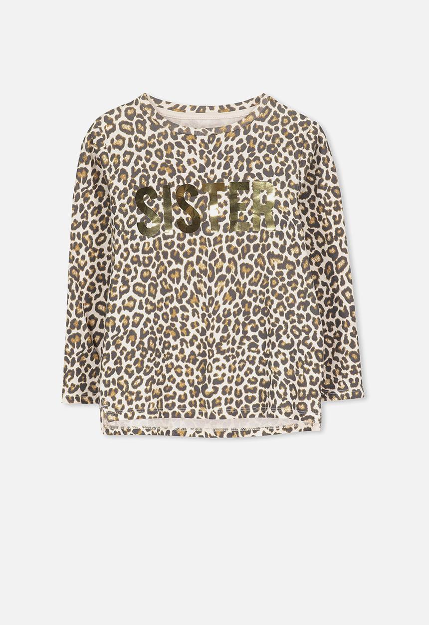 Cotton On - Anna long sleeve leopard print tee - multi