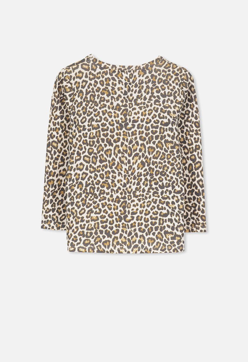 Cotton On - Anna long sleeve leopard print tee - multi