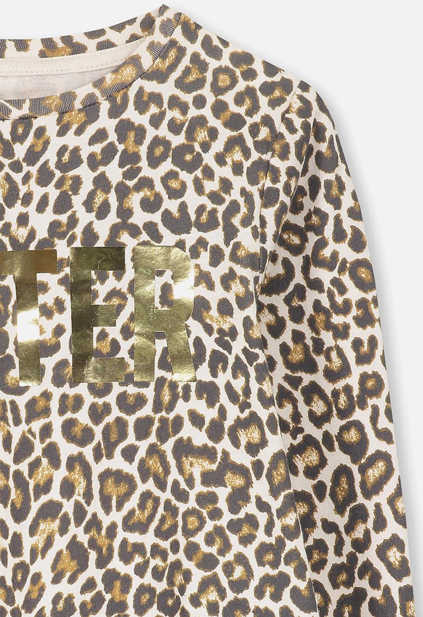 Cotton On - Anna long sleeve leopard print tee - multi