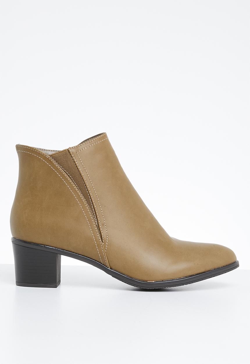 Butterfly Feet - Faux leather ankle boot - brown