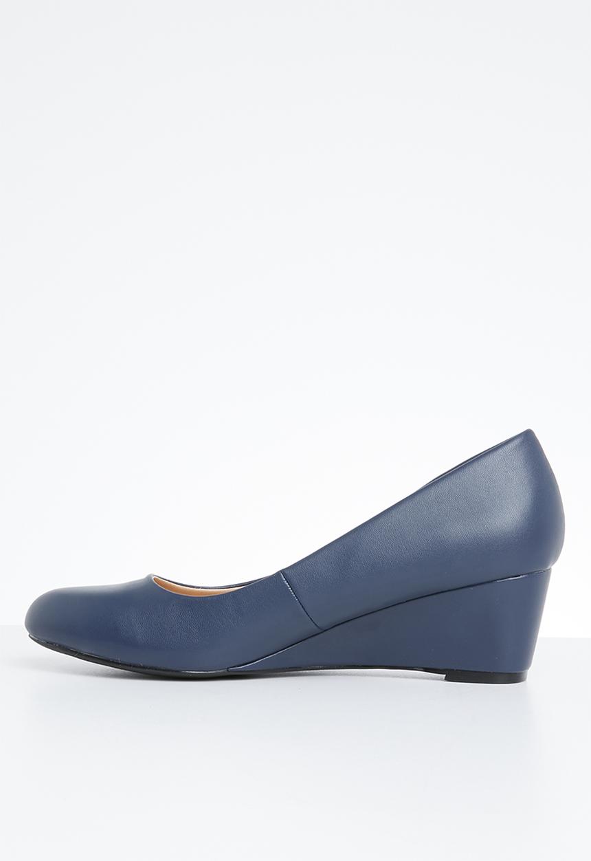 Butterfly Feet - Mina wedge heel - navy