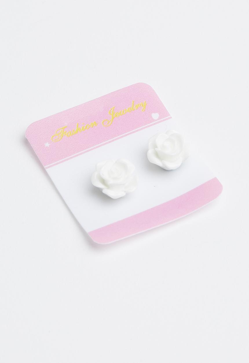Pop Candy - Flower earings - white