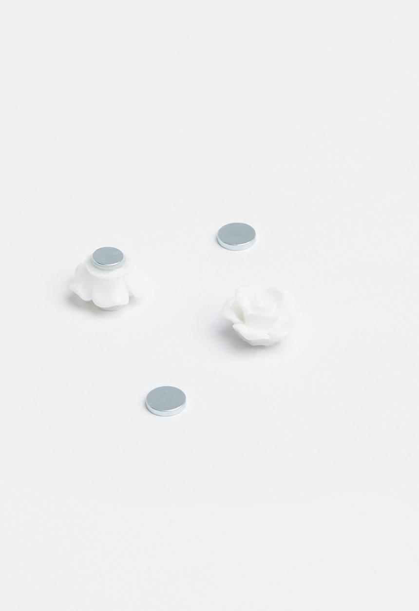 Pop Candy - Flower earings - white
