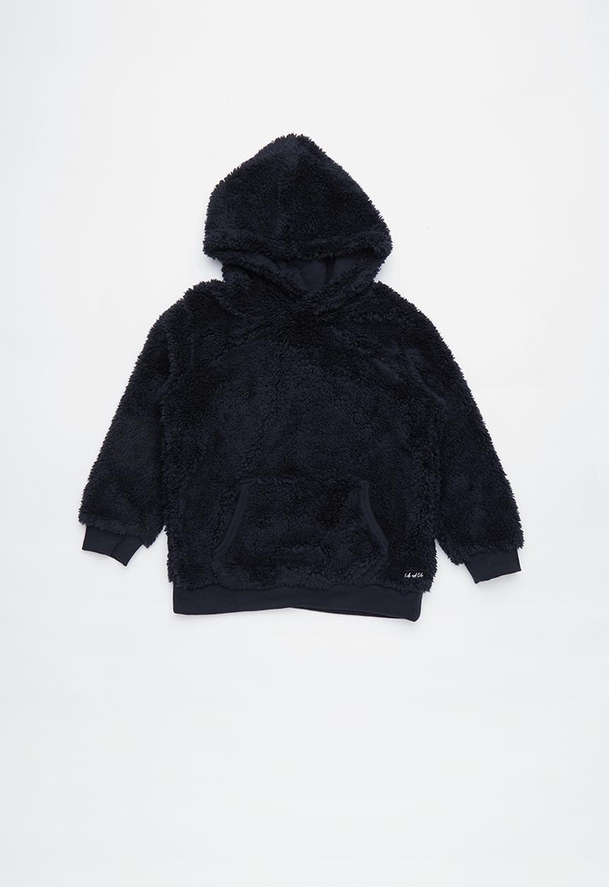Cotton On - Teddy hooded fleece - navy