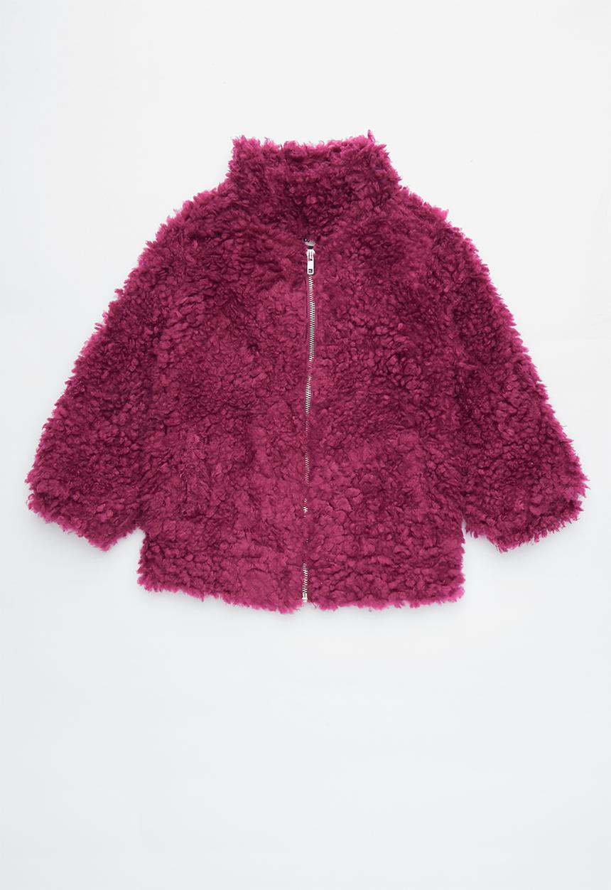 Cotton On - Tash teddy slouch jacket - purple