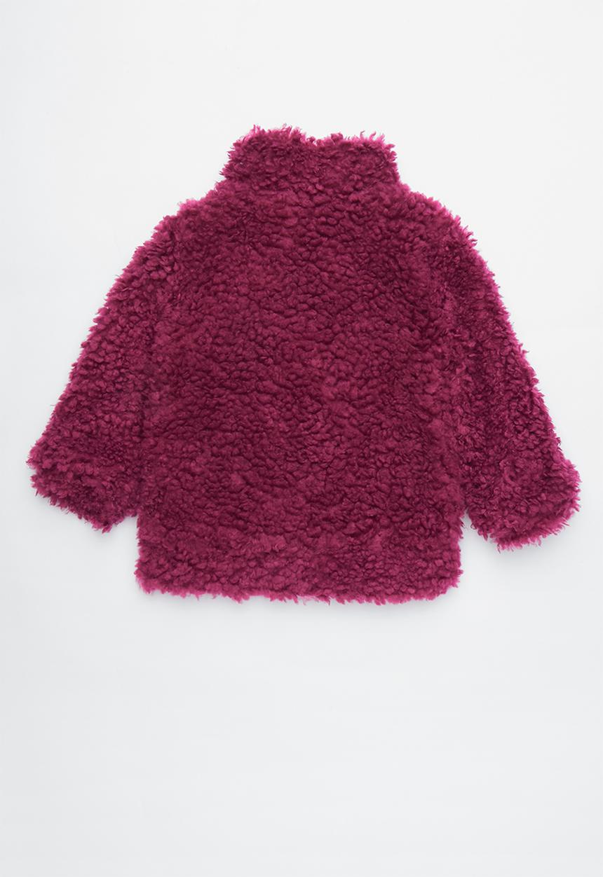 Cotton On - Tash teddy slouch jacket - purple