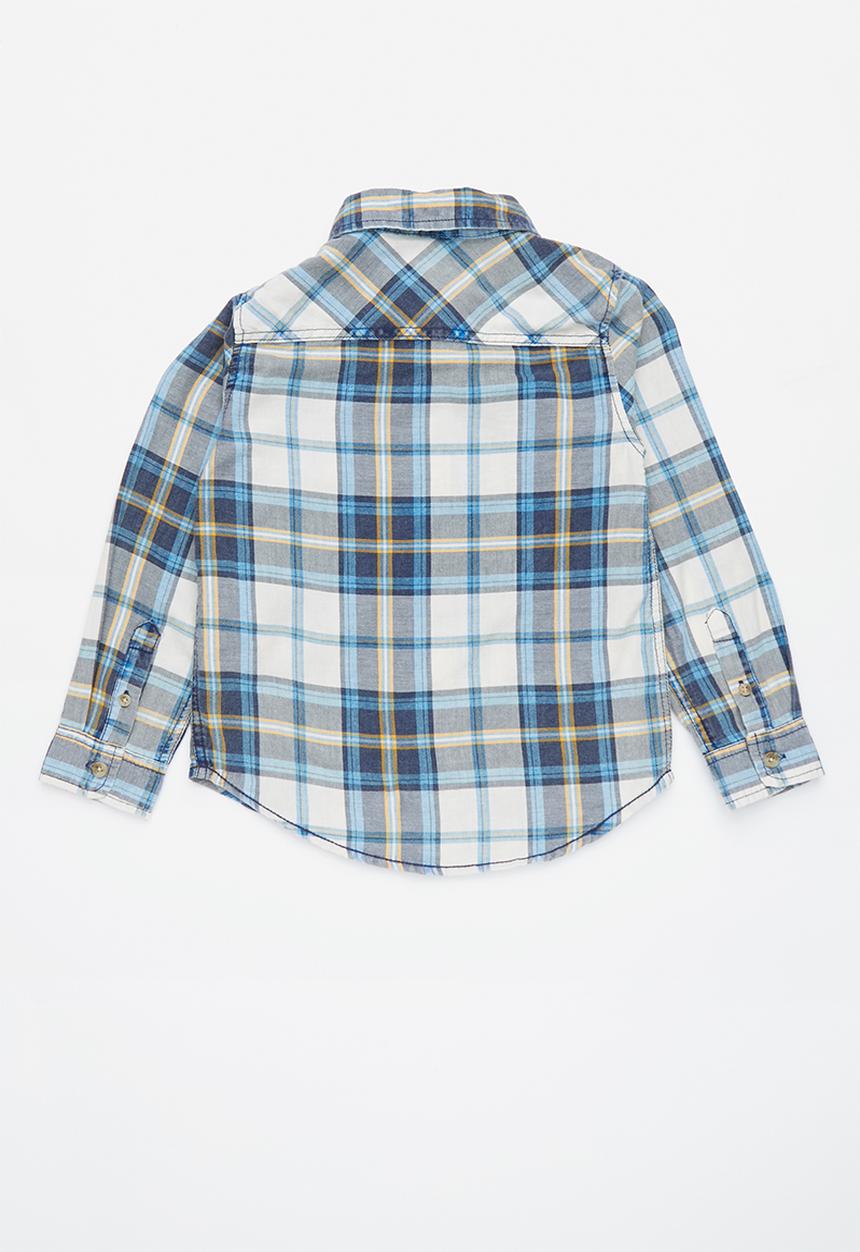 Cotton On - Noah long sleeve check shirt - multi