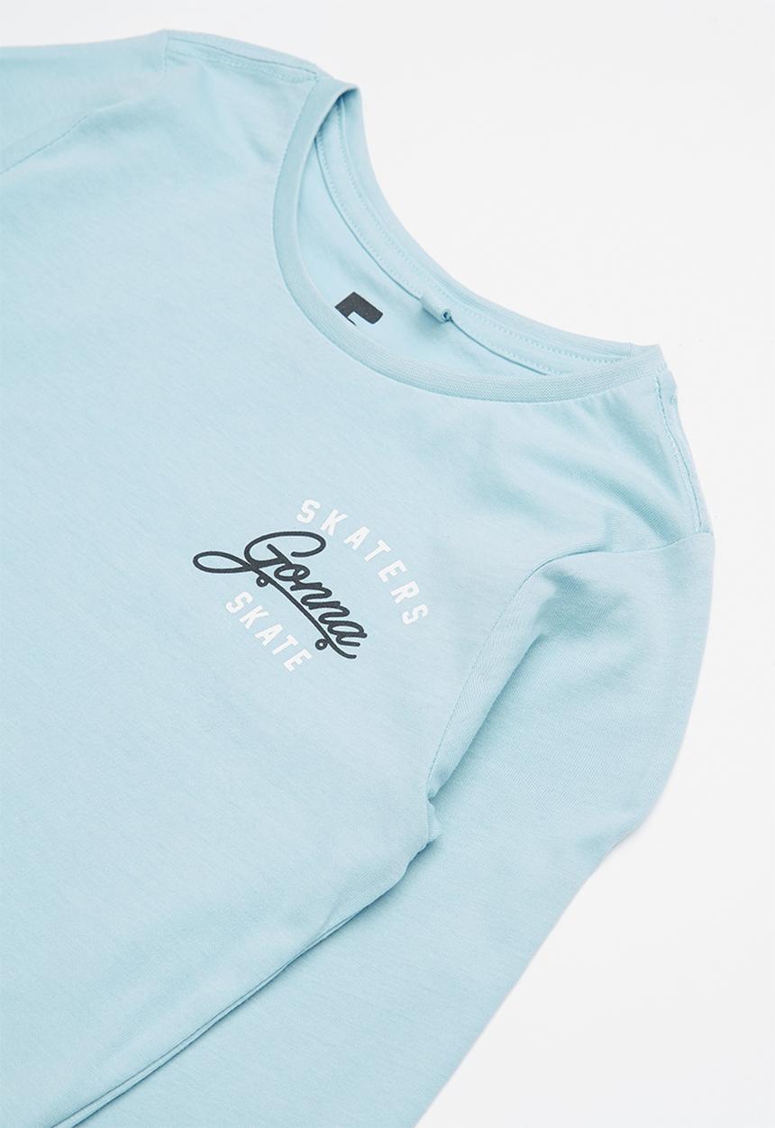 Cotton On - Tom long sleeve tee - blue