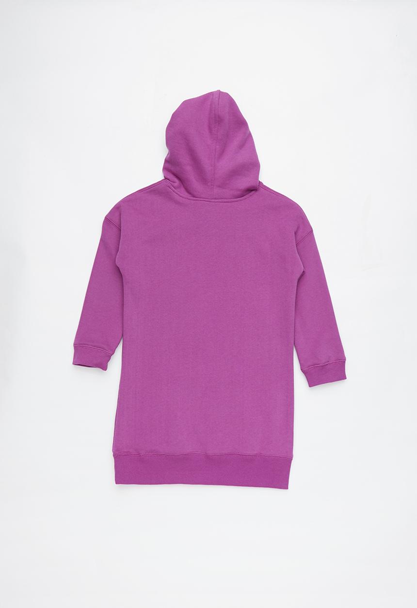 Cotton On - Long sleeve hood dress - purple