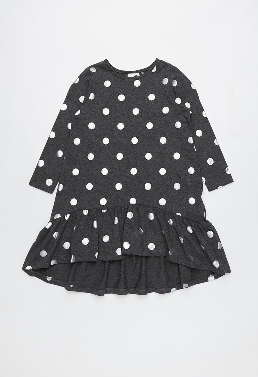 Cotton On - Joss long sleeve dress - grey